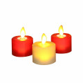 plastic LED tealight candle for home decoration
